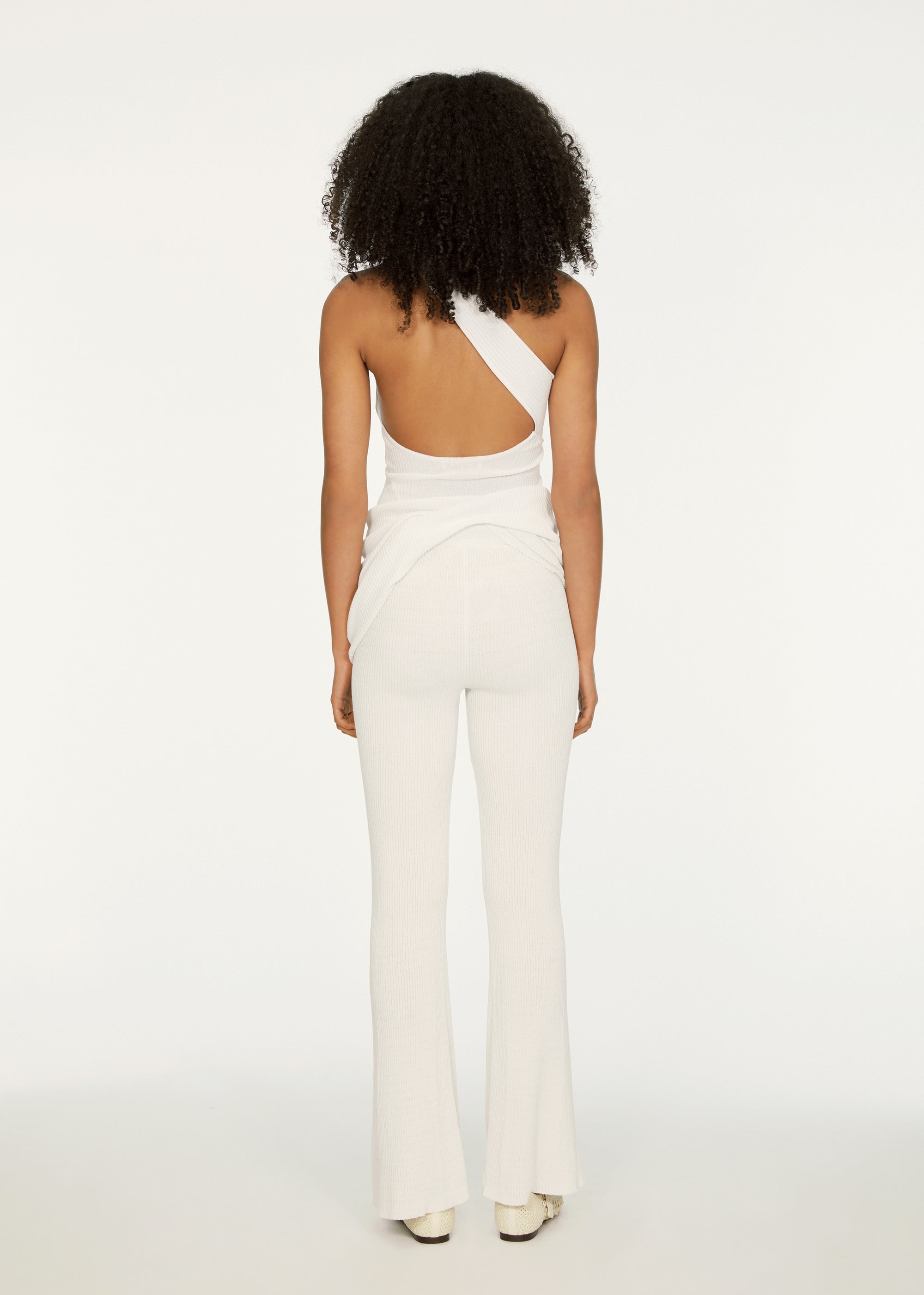 Pantalon Egon évasé - Off White