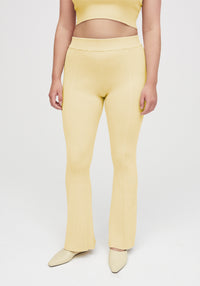 Pantalon Egon évasé et côtelé - Vanilla