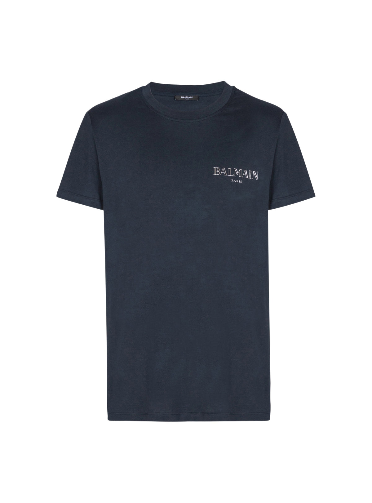 T-shirt à logo vintage - Marine Fonce & Gris Chromé