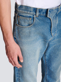 Jean regular en denim - Bleu Jean