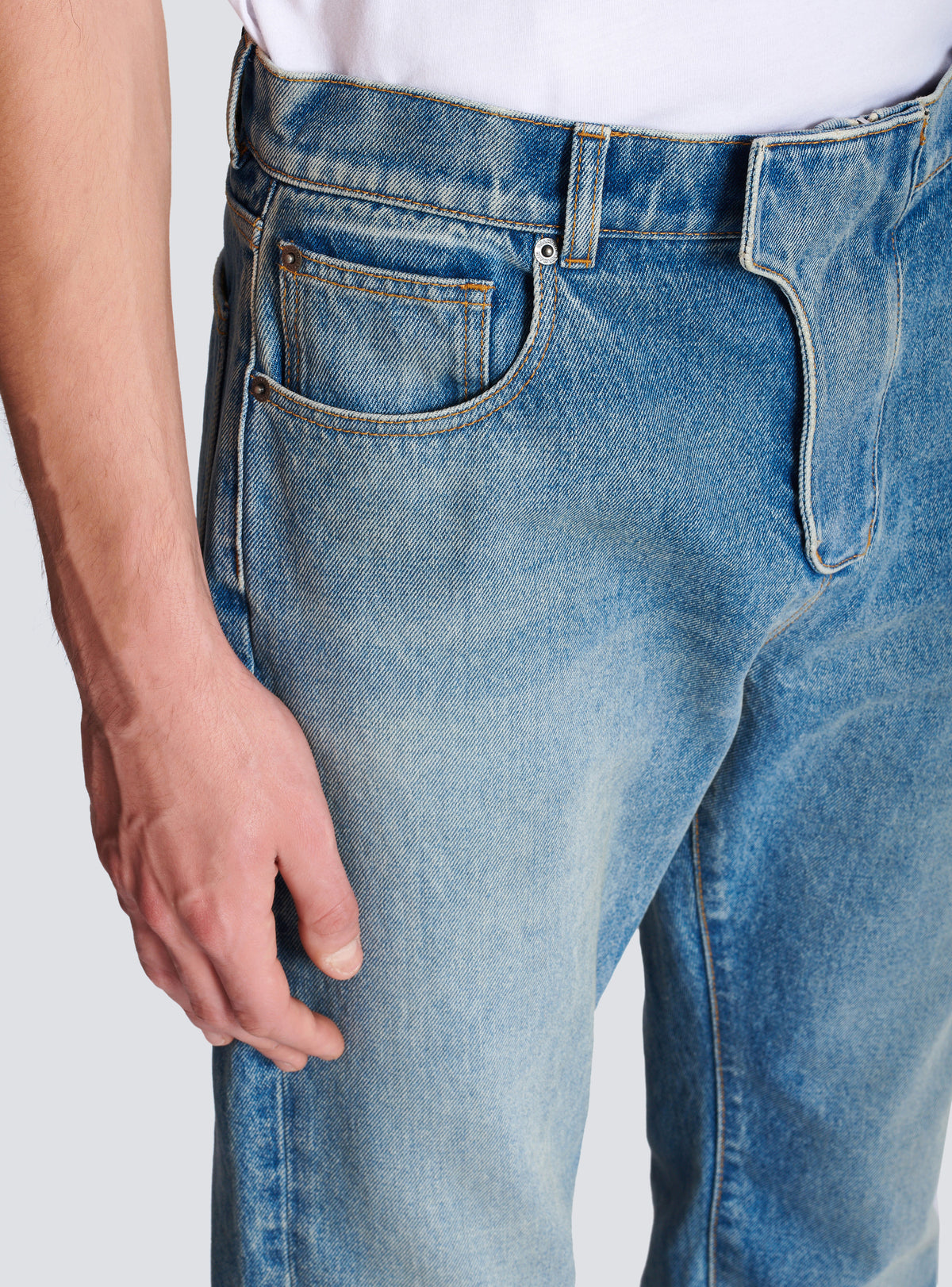 Jean regular en denim - Bleu Jean