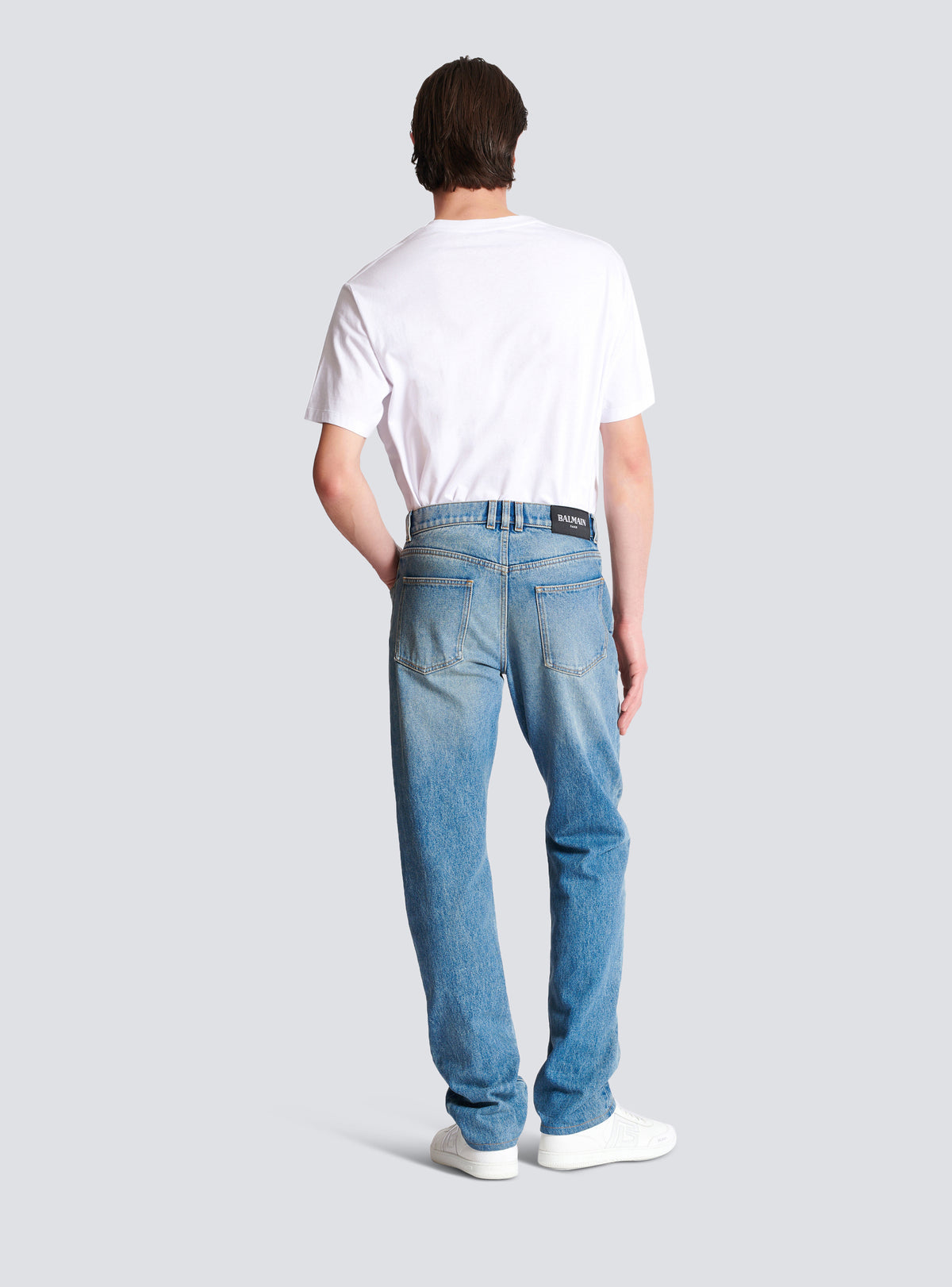 Jean regular en denim - Bleu Jean