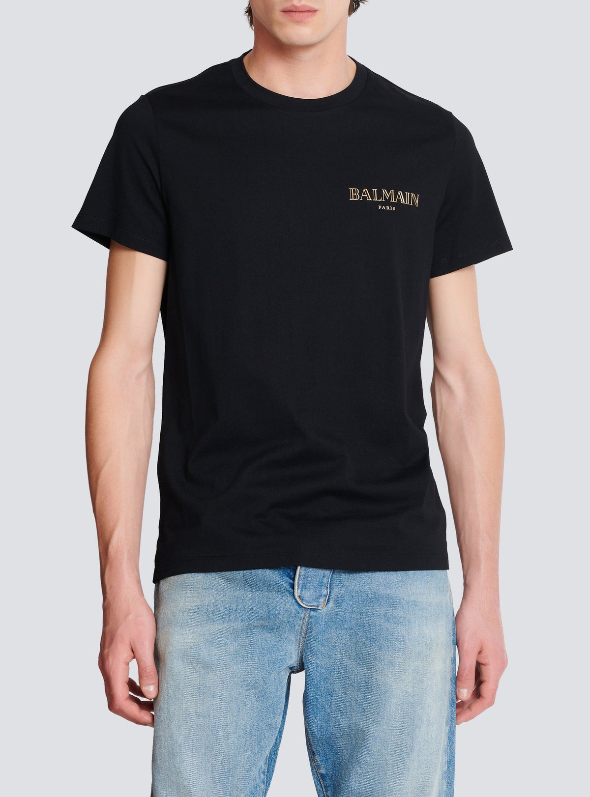 T-shirt à logo vintage - Noir & Or