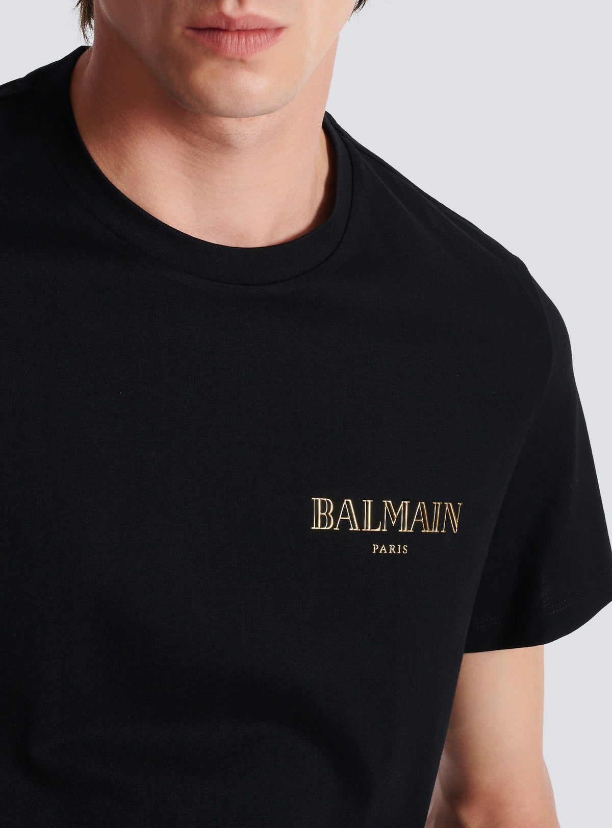 T-shirt à logo vintage - Noir & Or