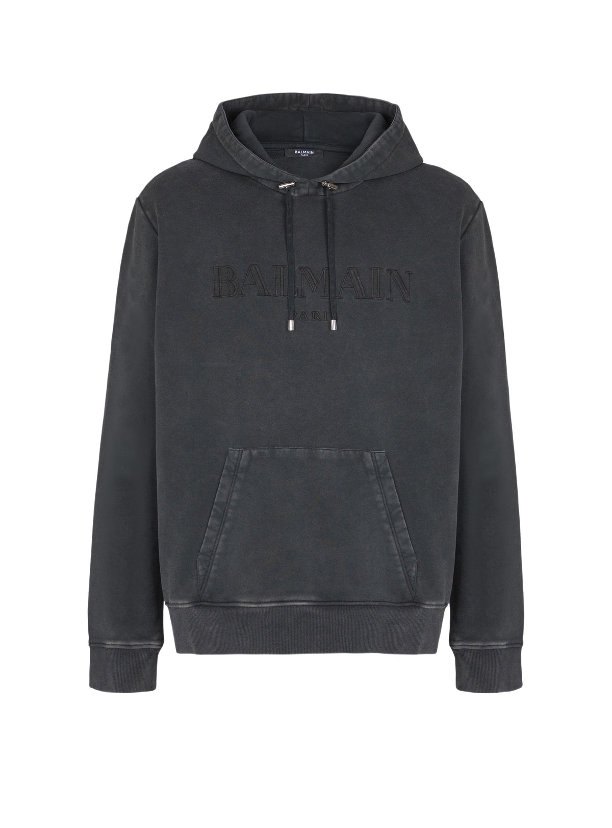 Vintage embroidered hoodie - Grey & Grey