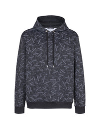 Sweat à capuche imprimé - Noir & Blanc