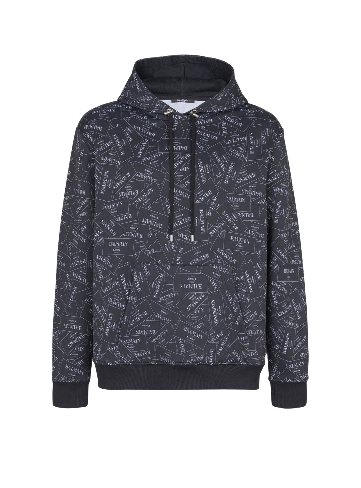 Sweat à capuche imprimé - Noir & Blanc