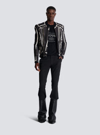 Pull en maille balmain couture étiquette - Noir & Blanc