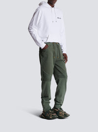 Loose denim trousers - Khaki