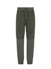 Loose denim trousers - Khaki