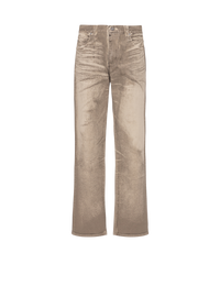 Jean loose en denim beige wash - Beige