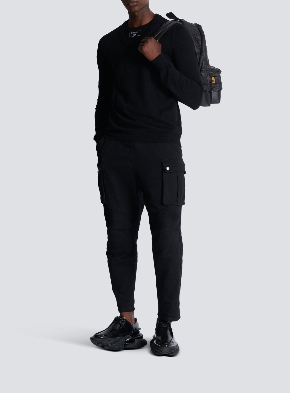 Pantalon de survêtement cargo - Noir
