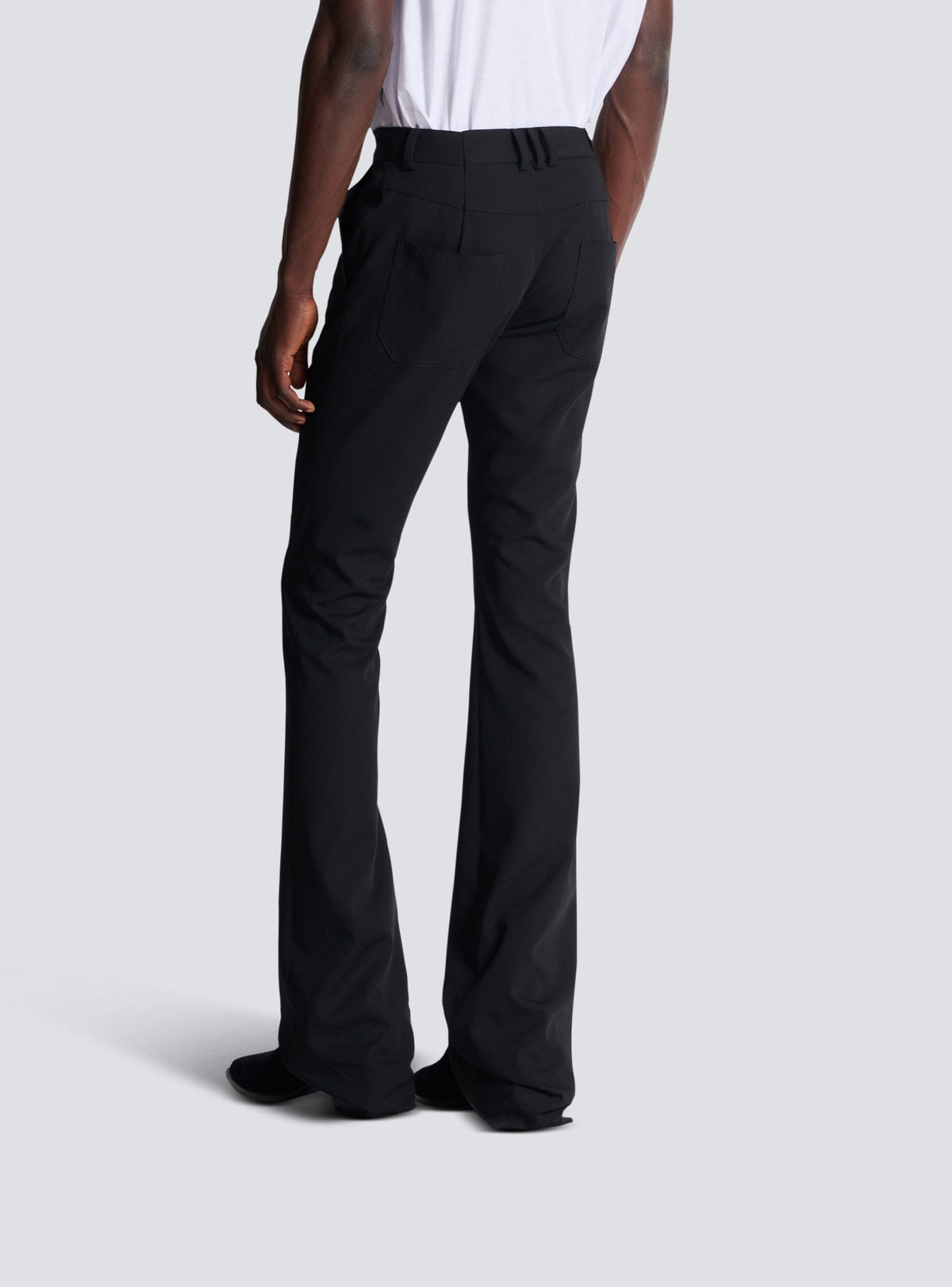 Pantalon de tailleur en laine - Noir