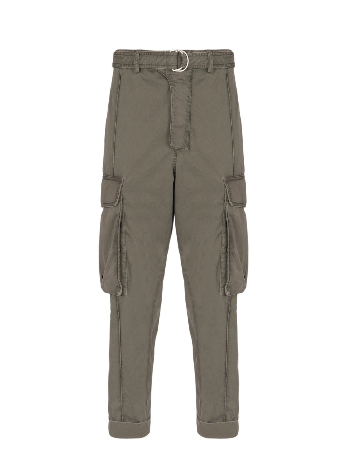 Pantalon cargo en coton - Kaki
