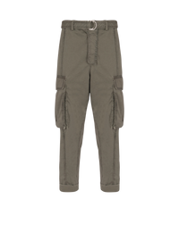Pantalon cargo en coton - Kaki