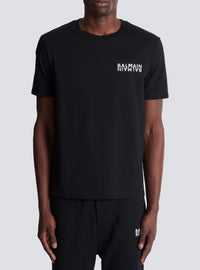 T-shirt imprimé balmain - Noir & Blanc