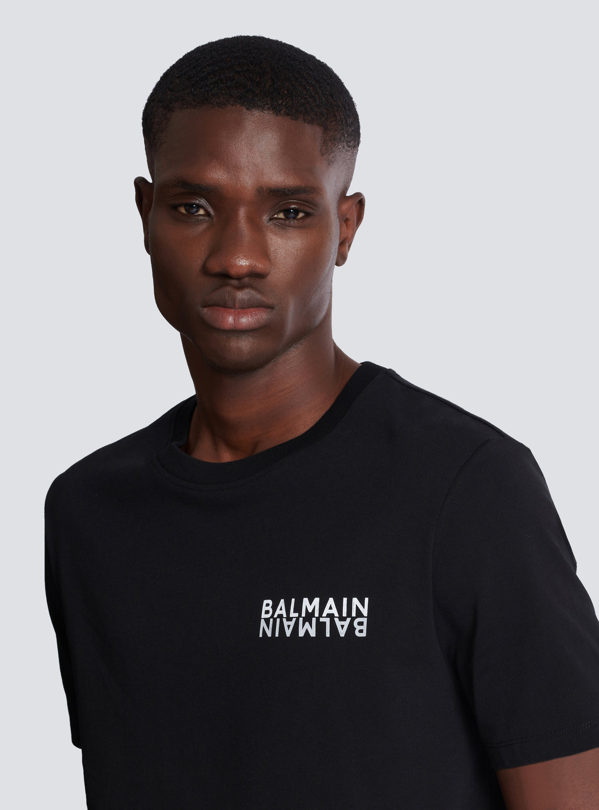 T-shirt imprimé balmain - Noir & Blanc