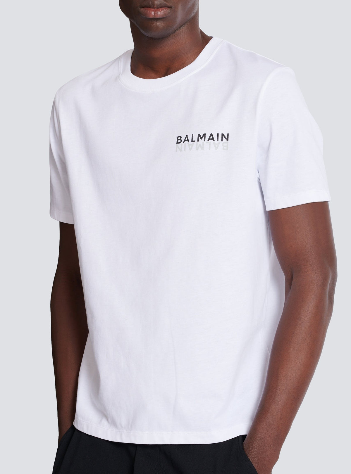 Printed T-shirt - White & Black