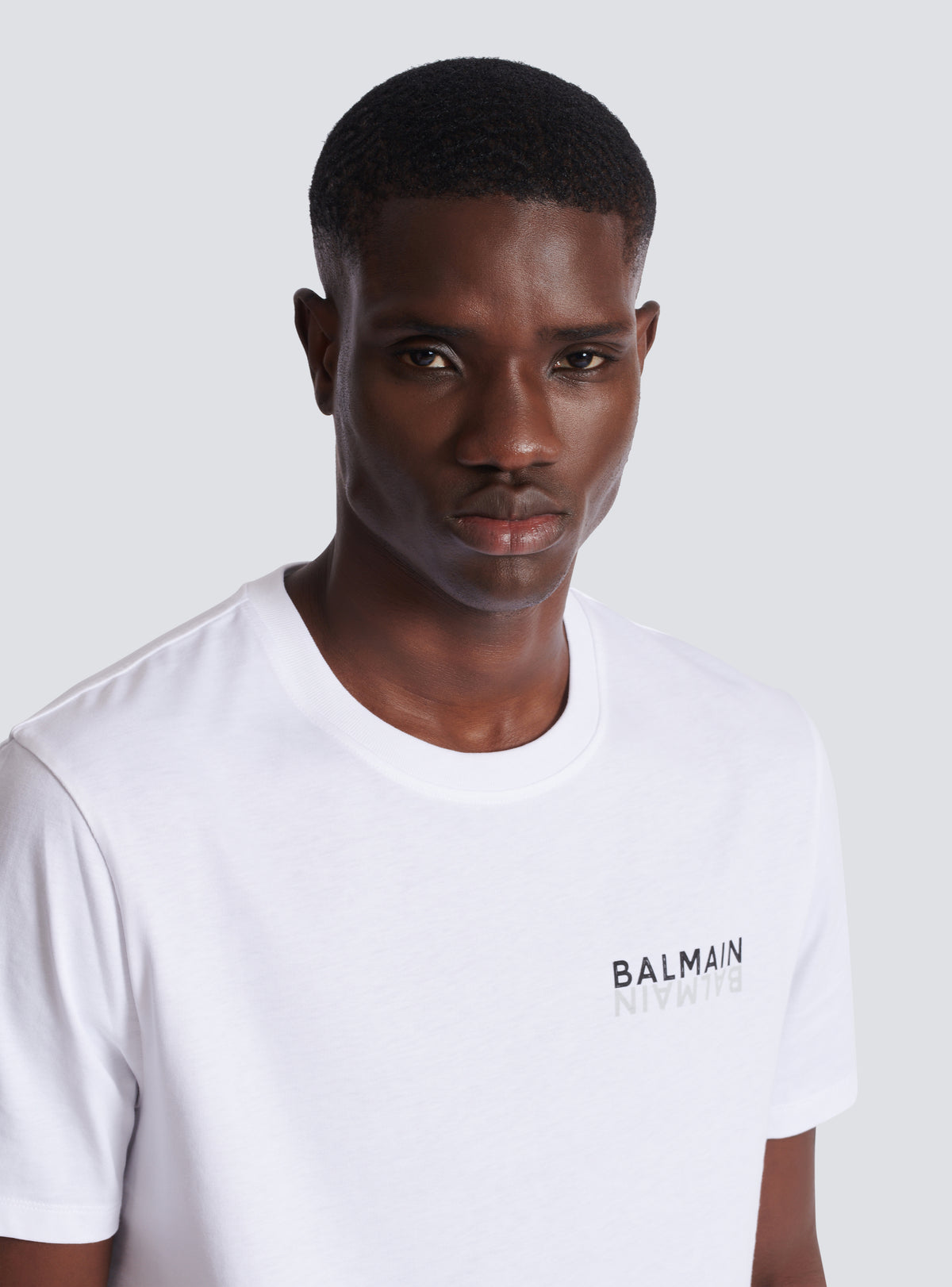 T-shirt imprimé balmain - Blanc & Noir
