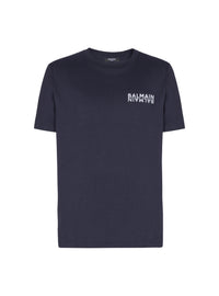 Printed T-shirt - Dark Navy & White