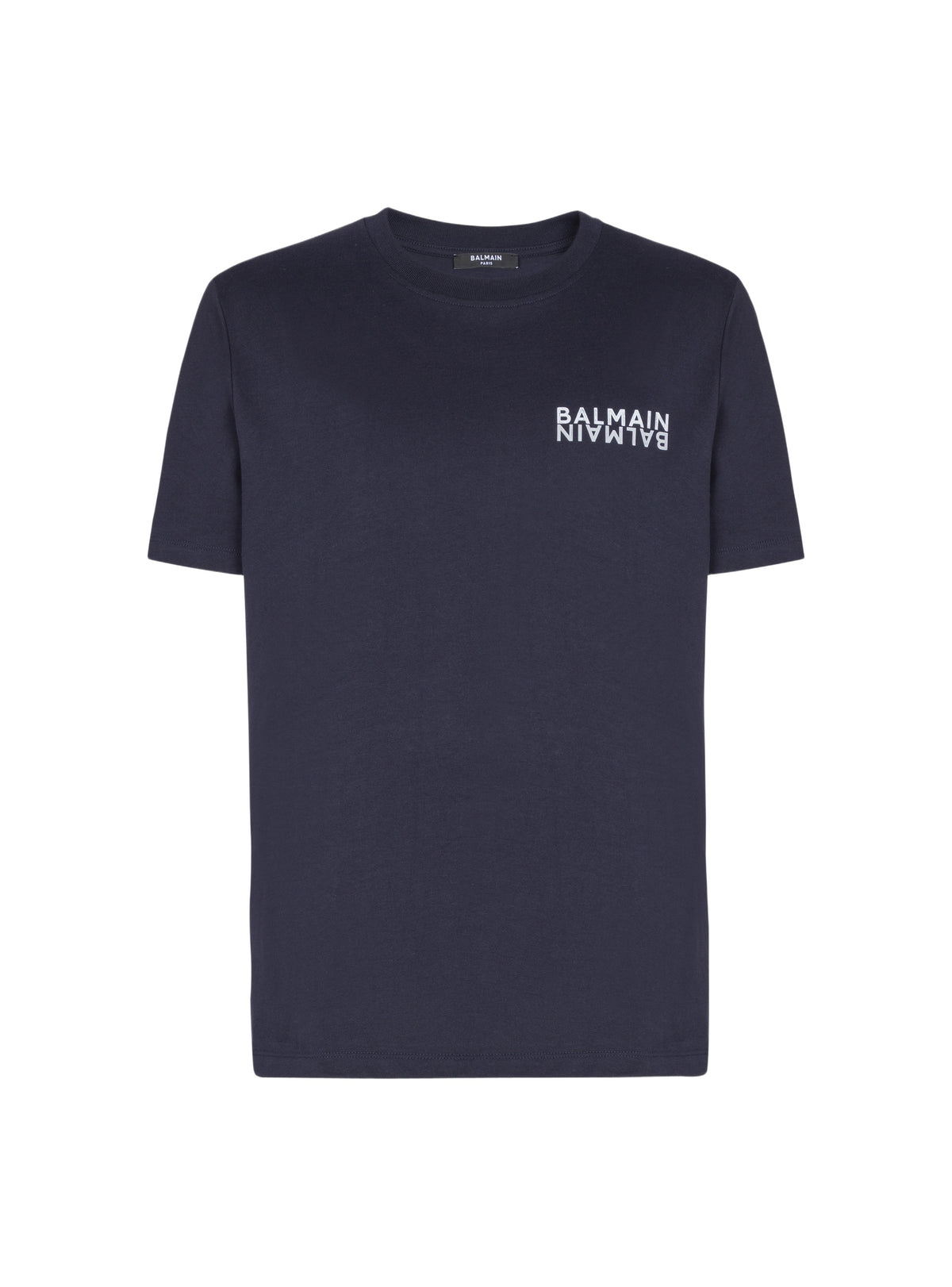 Printed T-shirt - Dark Navy & White
