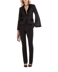 Veste Elec en dentelle - Black