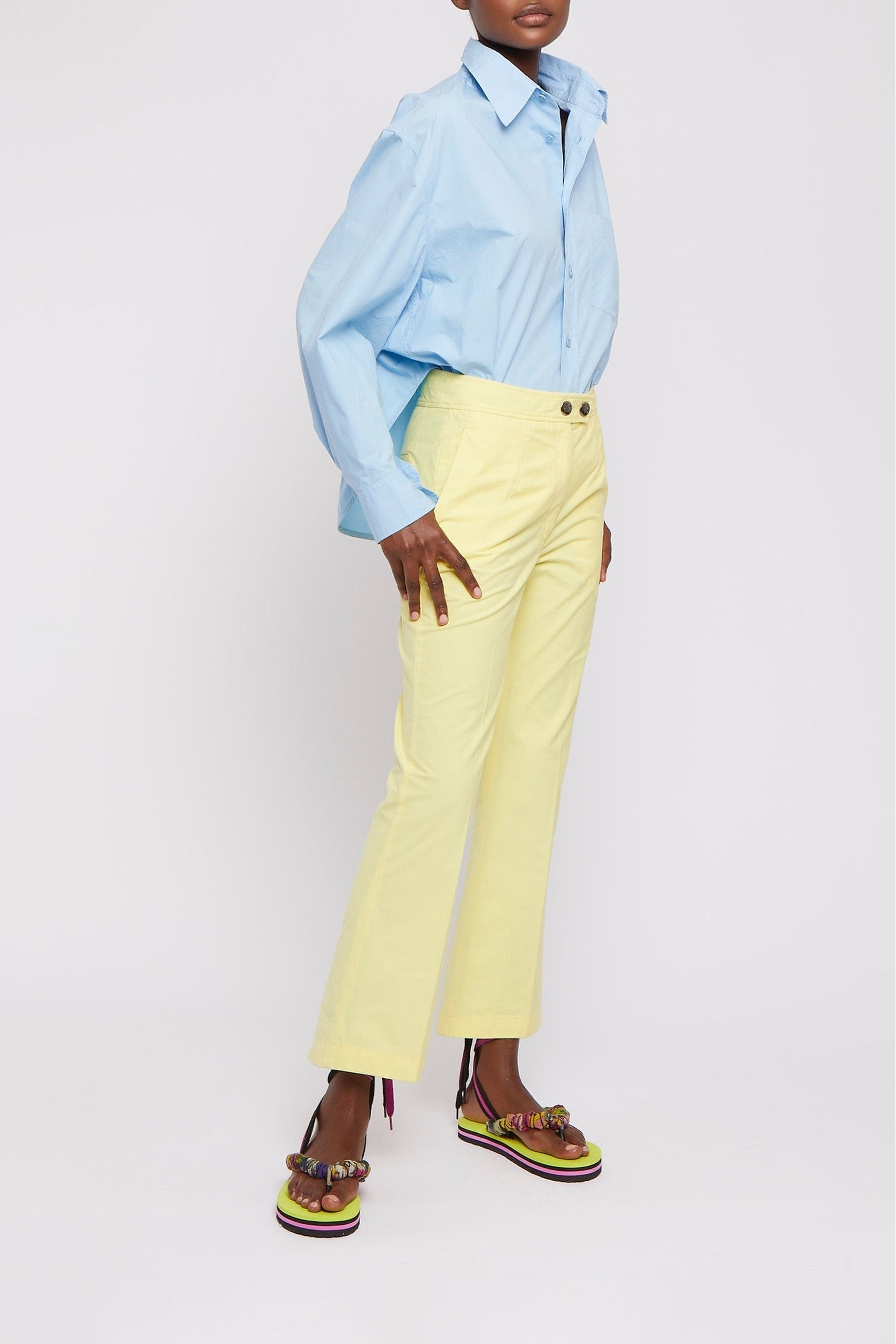 Pantalon Elephant coupe droite - Yellow