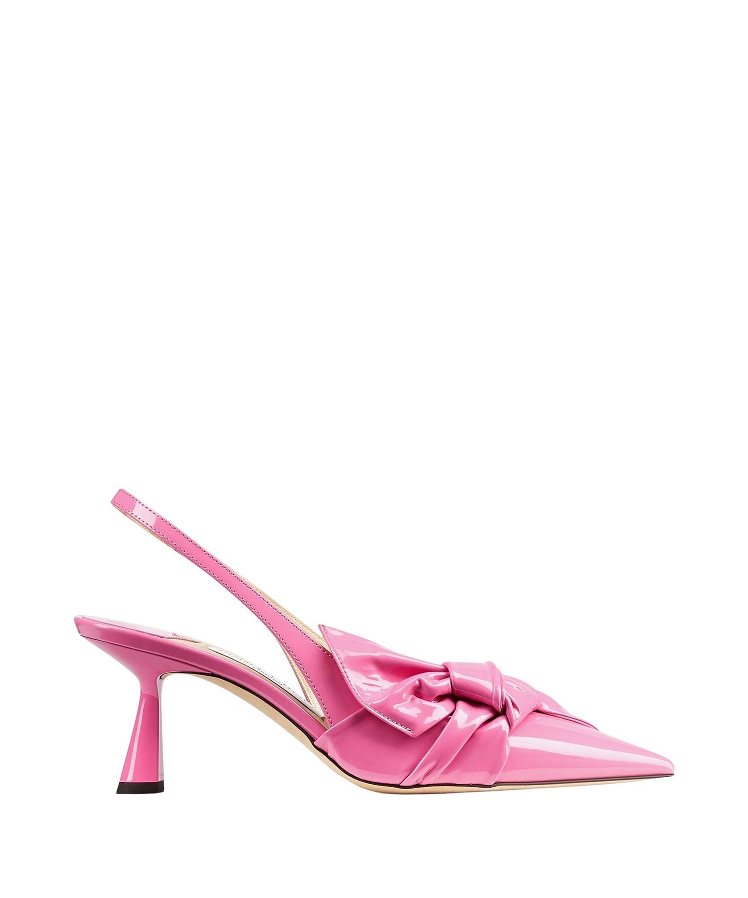Slingbacks Elinor 65 en cuir - Candy Pink