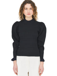 Blouse smockée Elisa - Navy