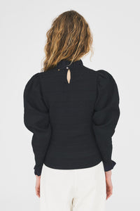 Blouse smockée Elisa - Navy