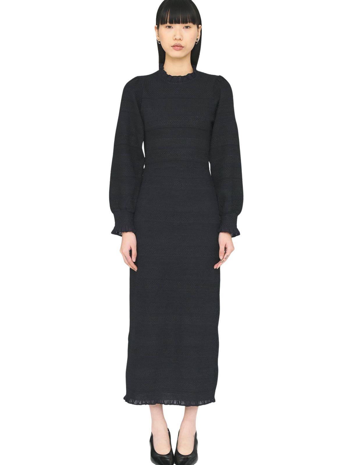 Robe smockée Elisa - Navy