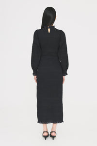 Robe smockée Elisa - Navy