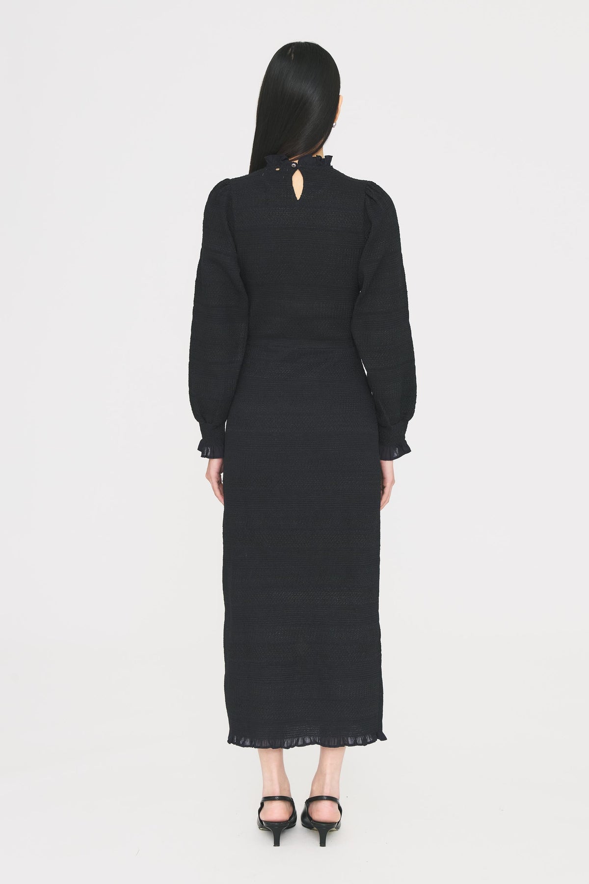 Robe smockée Elisa - Navy