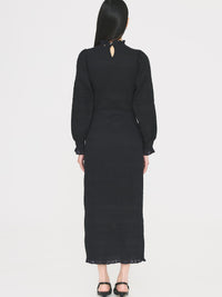 Robe smockée Elisa - Navy
