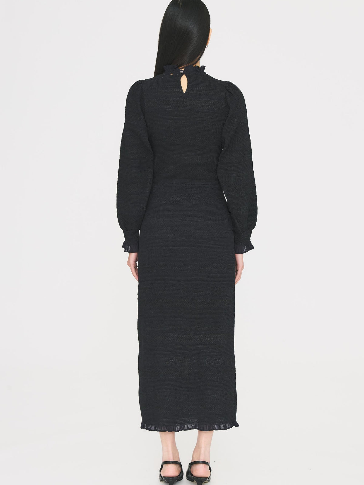 Robe smockée Elisa - Navy