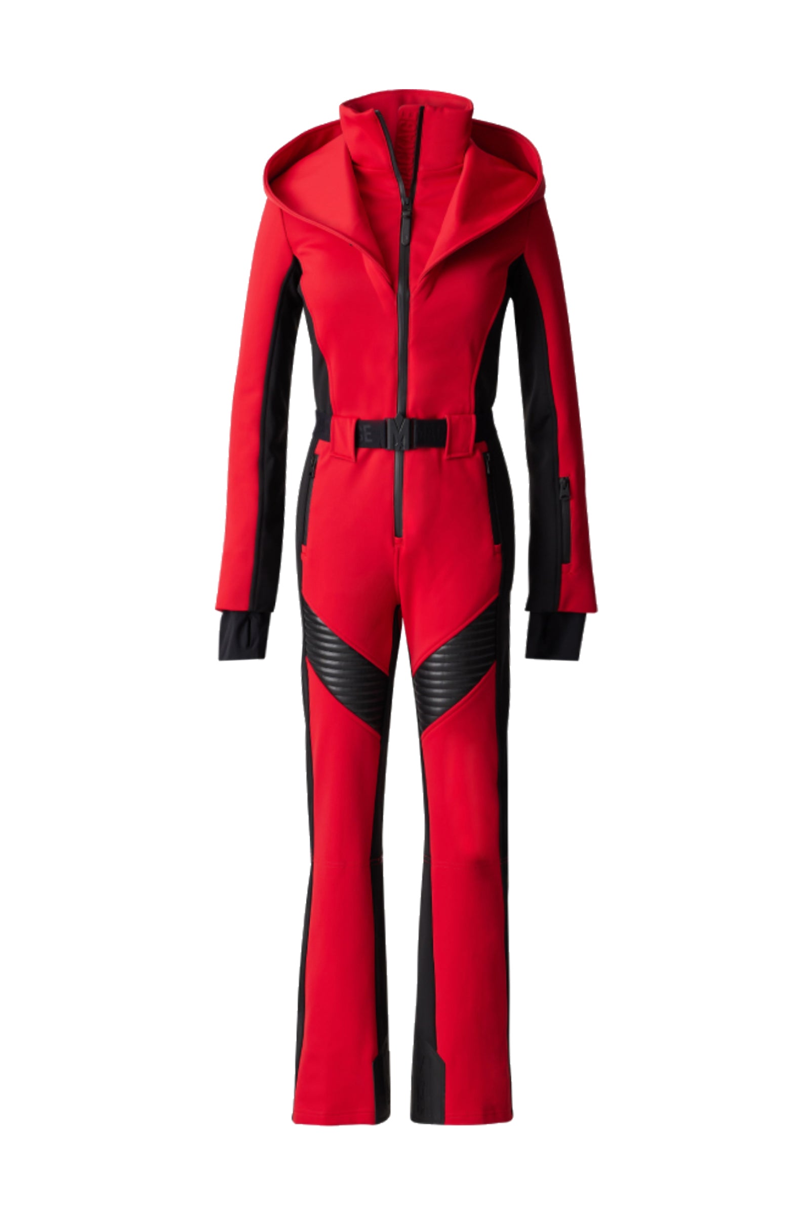 Combinaison de ski Elle à capuche en duvet - Red