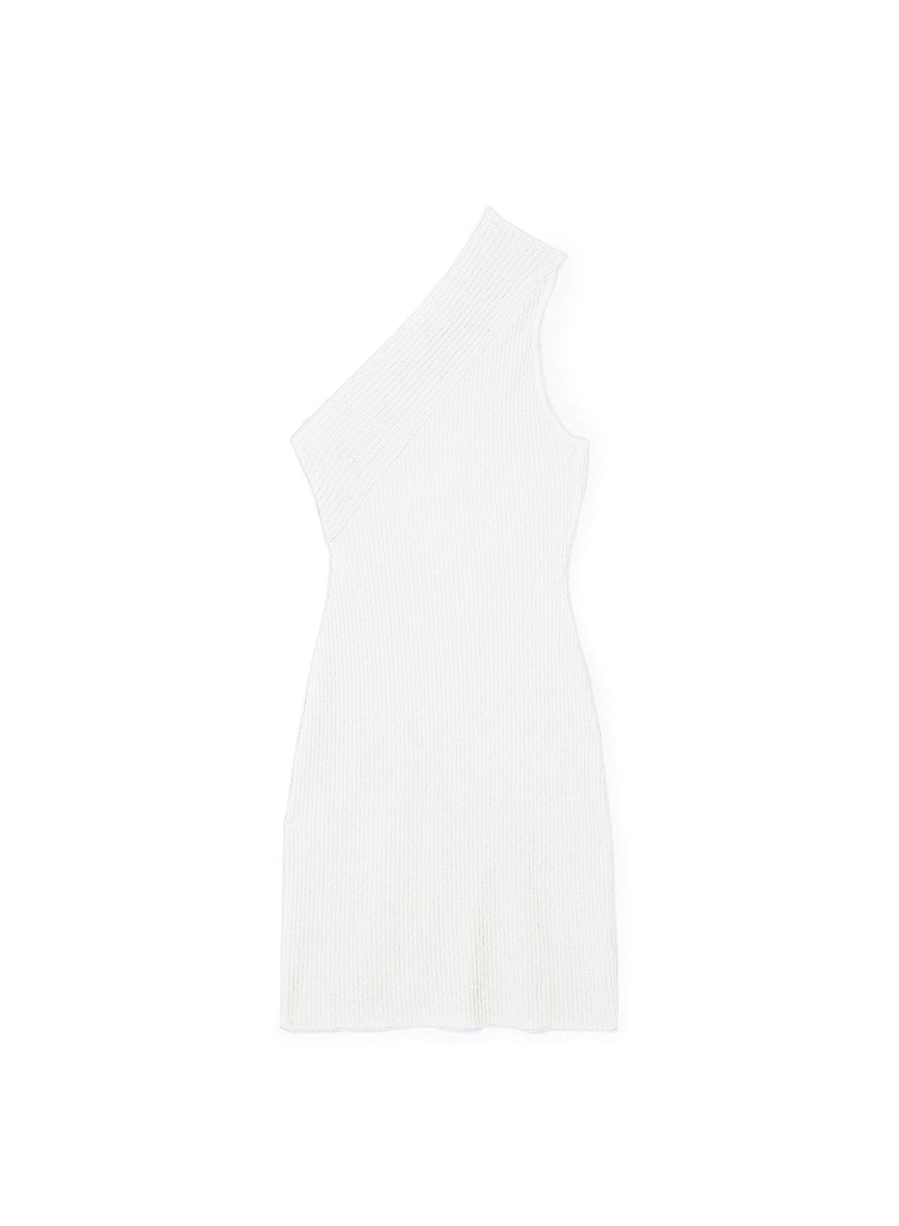 Robe courte Ellis asymétrique - Off White