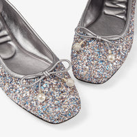 Elme flat sequined ballerinas with beads - Sprinkle Mix