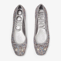 Elme flat sequined ballerinas with beads - Sprinkle Mix