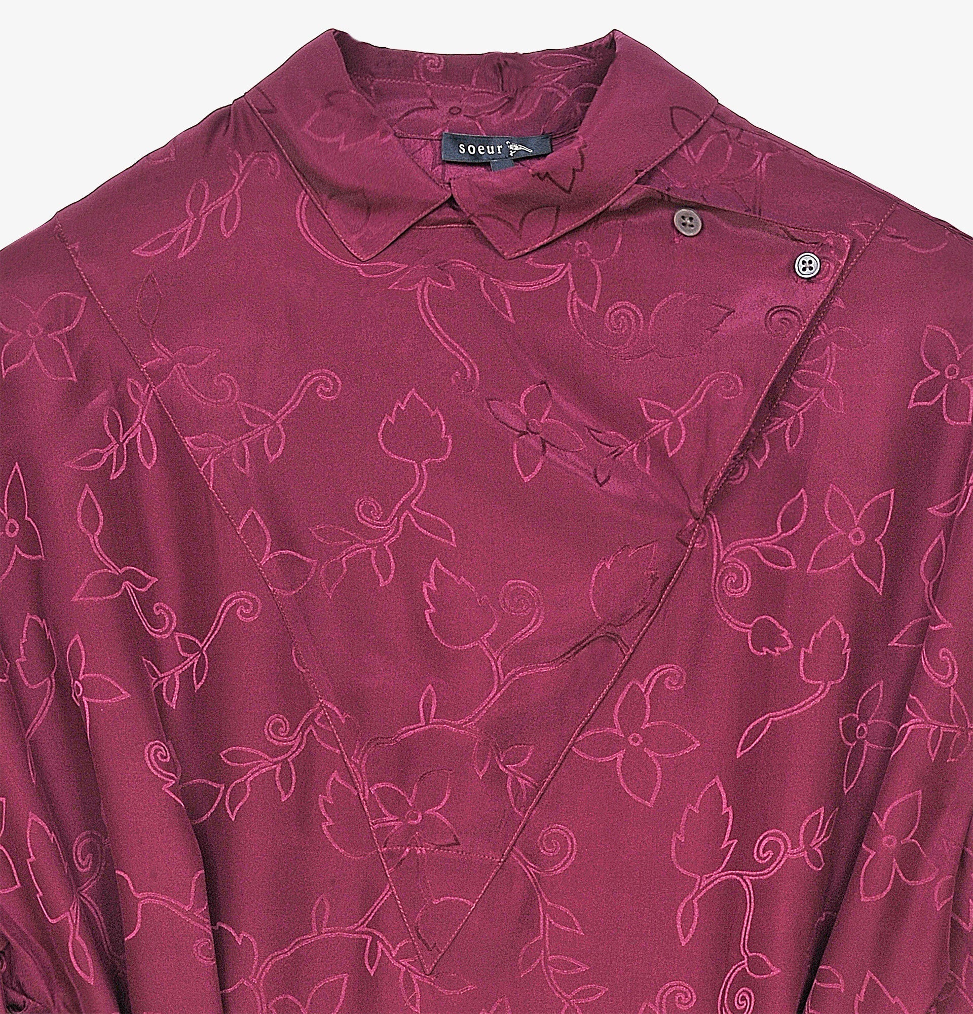 VIOLET ROBE CHAINE & TRAME ELYSEE