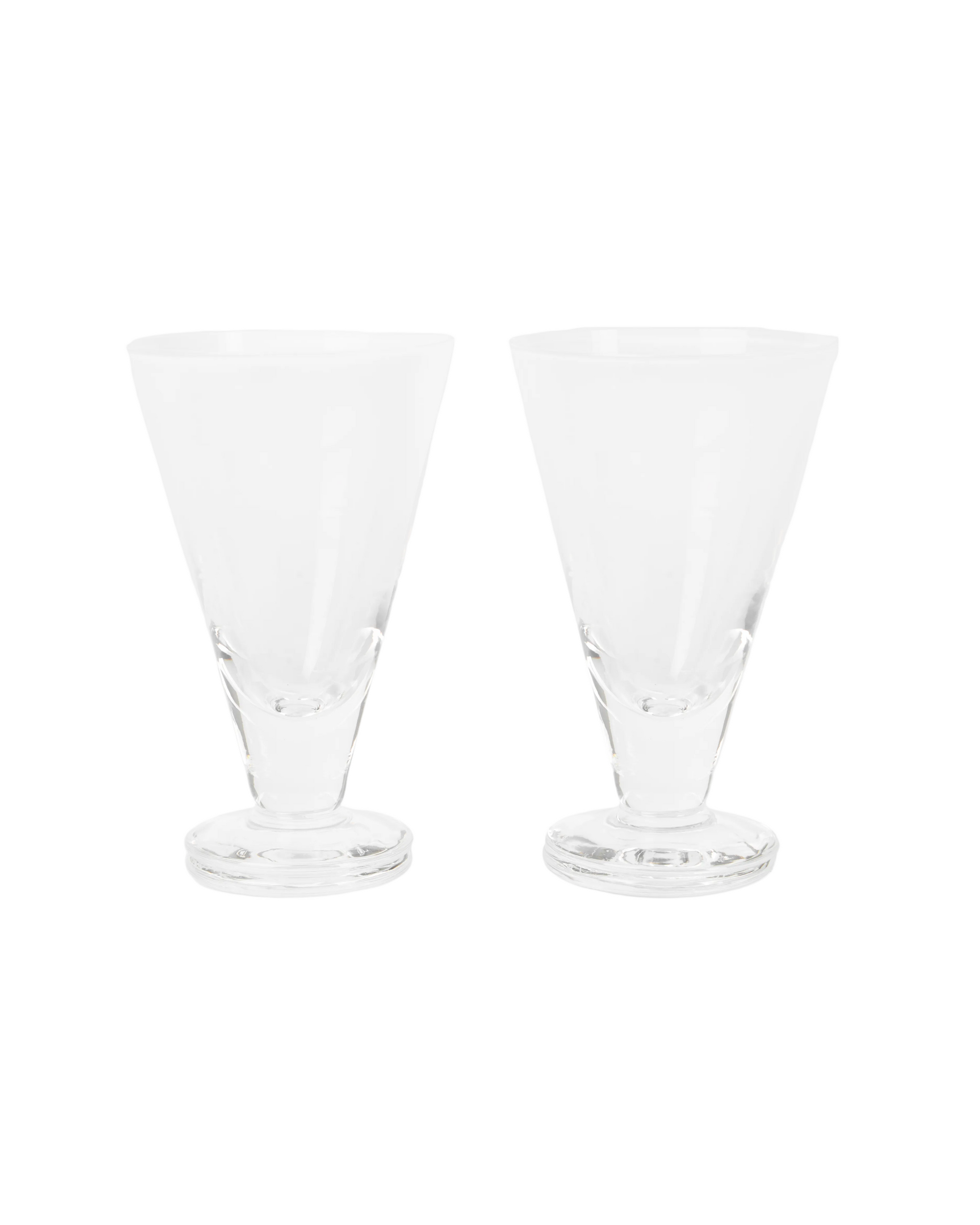 Set of 2 glasses - White