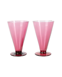 Lot de 2 verres - Pink