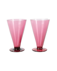 Lot de 2 verres - Pink