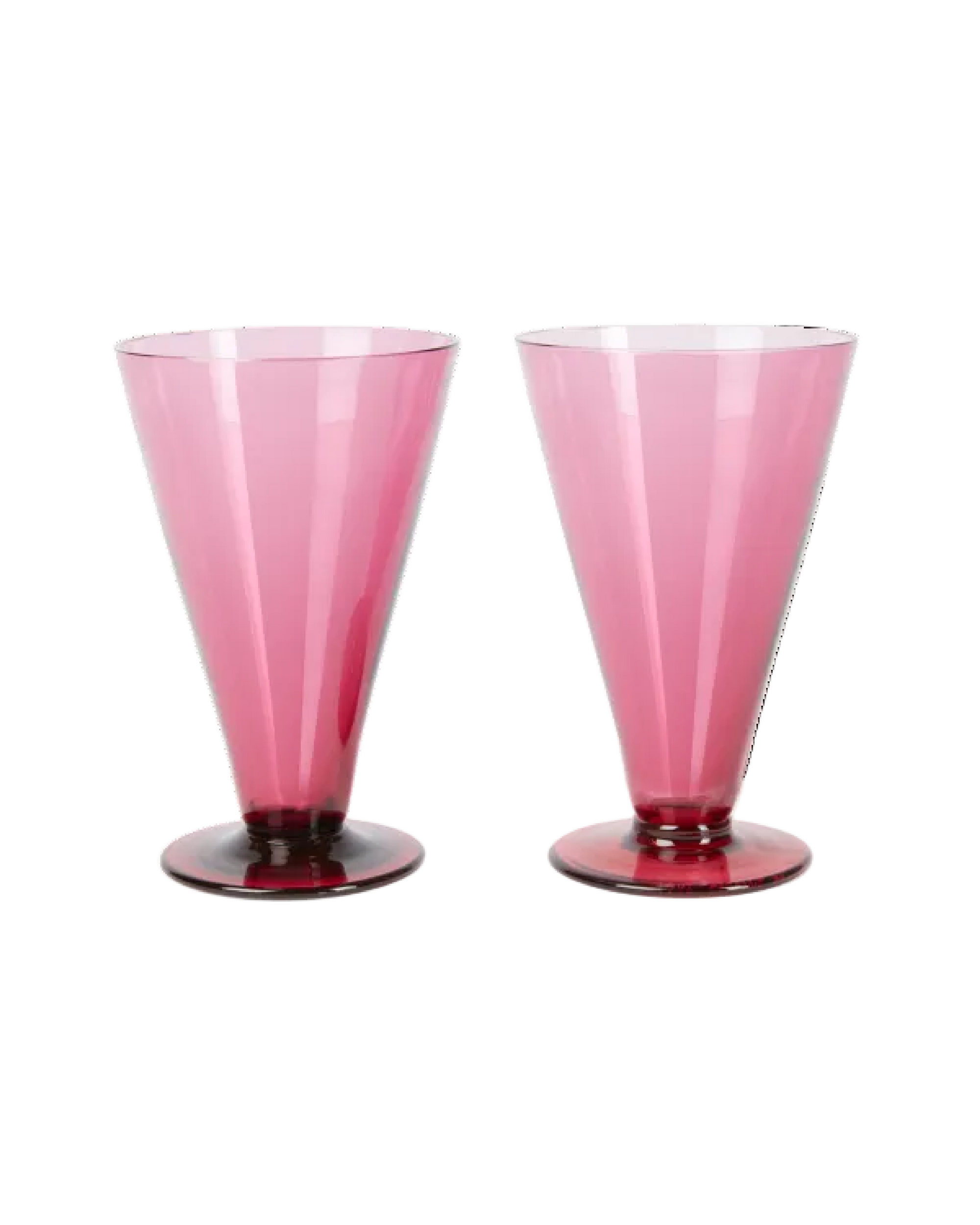 Lot de 2 verres - Pink
