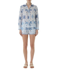 Odetta long sleeve shirt - Blue