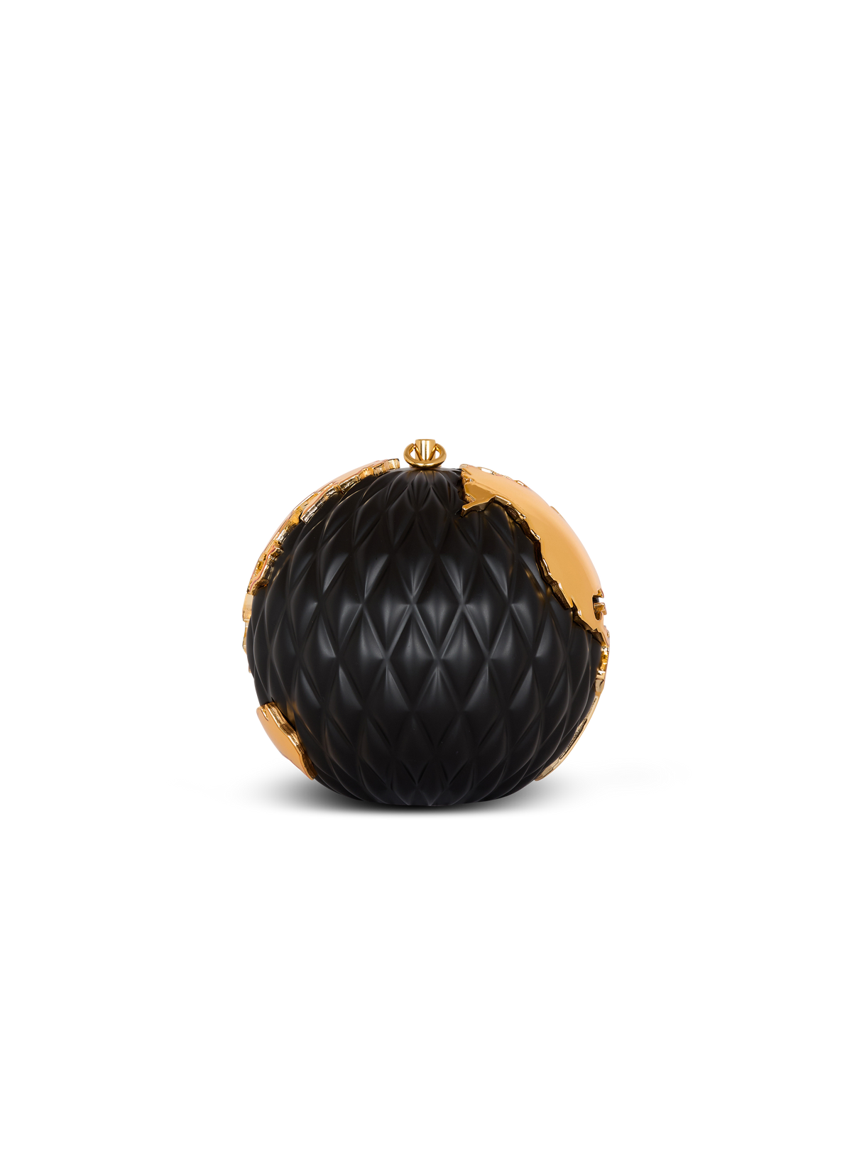 Clutch Planète sac - Noir & Or