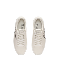 Baskets b-court en cuir de veau - Blanc