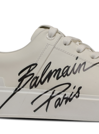 Baskets b-court en cuir de veau - Blanc