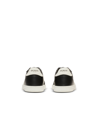 Baskets balmain swan en cuir de veau - Noir & Blanc