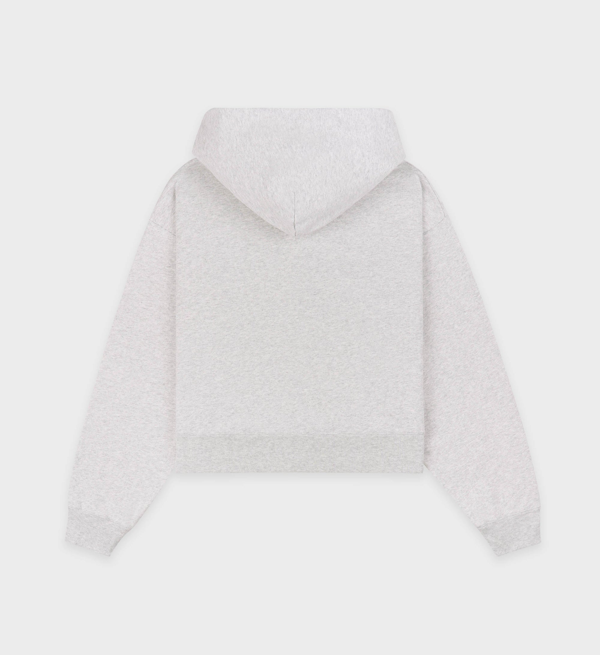 Sweat à capuche zippé avec logo - Heather Gray